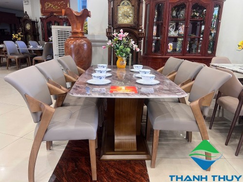 BỘ BÀN ĂN MẶT ĐÁ HIỆN ĐẠI CAO CẤP