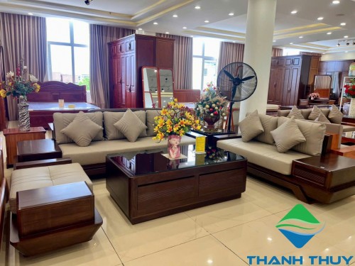 BỘ SALON HIỆN ĐẠI CAO CẤP 3 GHẾ CHÂN THUYỀN  SL- THP21