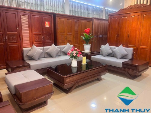 BỘ SALON 3 GHẾ CHÂN THUYỀN SL - GS012