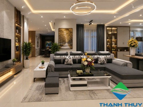 BỘ SOFA VẢI BỐ NT - E31