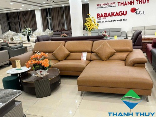 SOFA DA BÒ CHÍNH HÃNG VE2873 MÀU HC445
