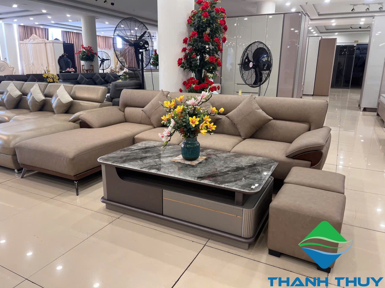 Sofa da sinh thái, chống bút bi, chống bám bẩn, thân thiện với môi trường